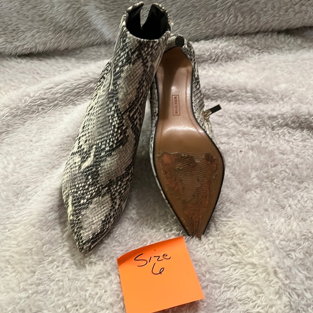 Ankle boots snake skin